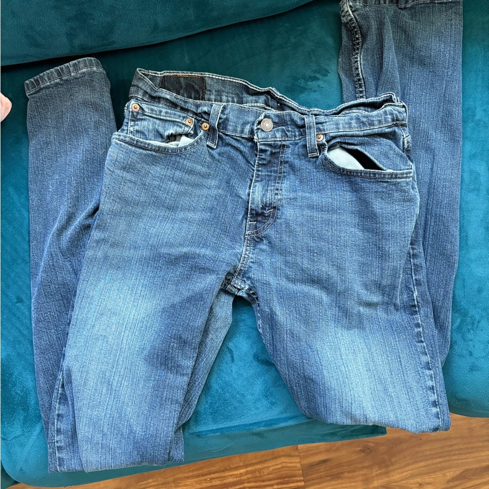 Levi's Men's Straight Blue Jeans